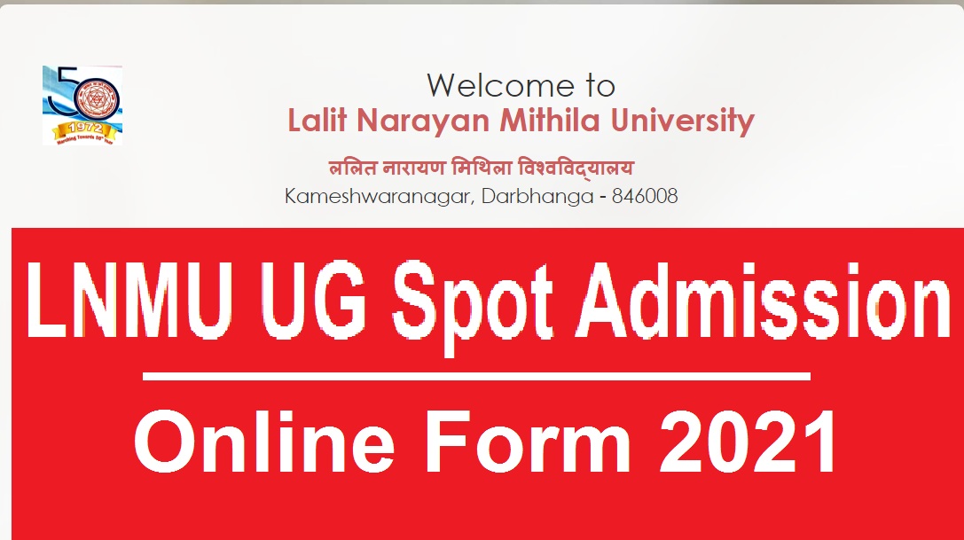 LNMU UG Spot Admission Online