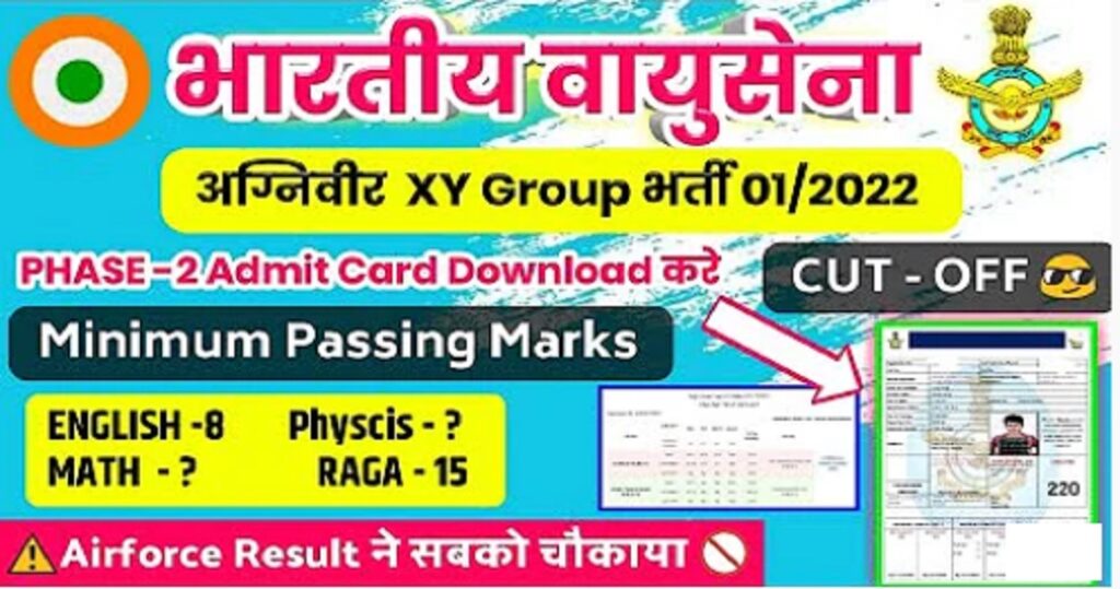 Indian Airforce Agniveer Phase II Admit Card 2022