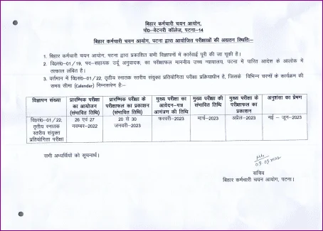 BSSC CGL Exam Date 2022 BSSC 3rd Graduate Level Exam Date 2022