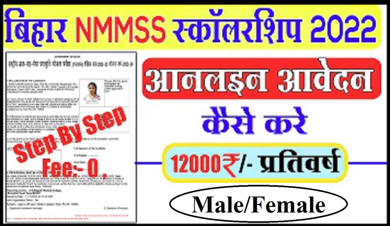 Bihar NMMS Scholarship Online Form 2023-2024