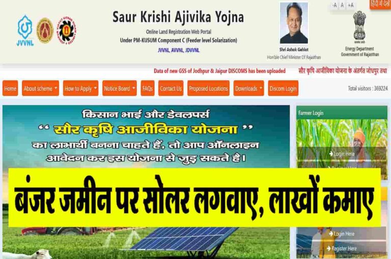 Saur Krishi Aajeevika Yojana 2023