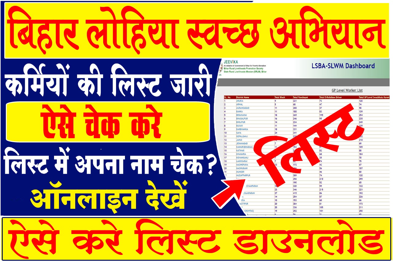 Panchayat workers List Online Check Kare