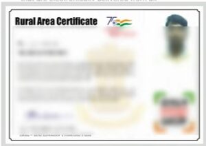 Rural Area Certificate Online Apply 2023