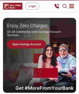 IDFC First Bank Zero Balance Online Account Opening 2023 
