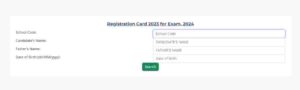 Bihar Board Matric Dummy Registration Card 2024