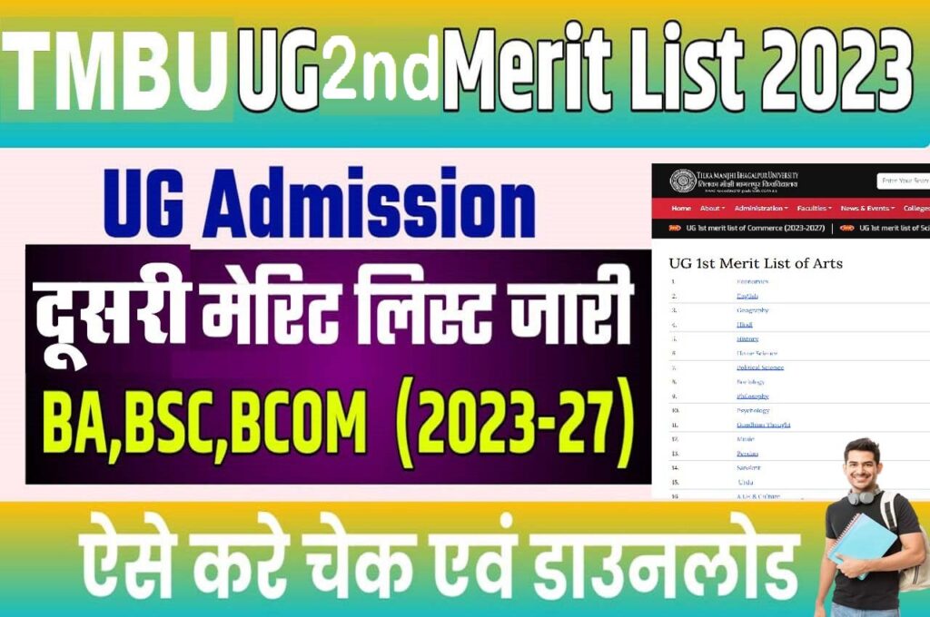 TMBU UG 2nd Merit List 2023