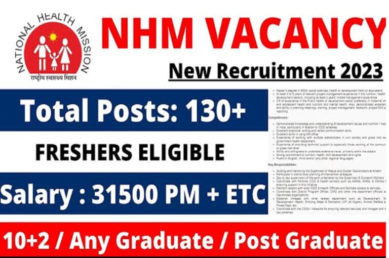 National Health Mission Recruitment 2023