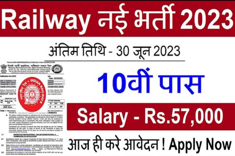 Railway Loco Pilot Recruitment 2023