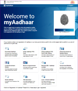 e-Aadhar Card
