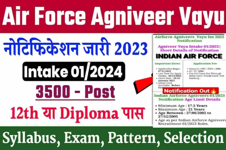 Indian Air Force Agniveer Recruitment 2023