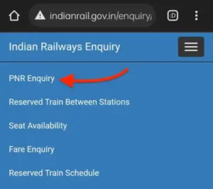 Check PNR Status Online