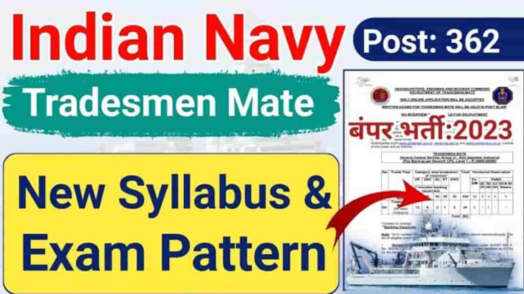 Indian Navy Tradesman Syllabus