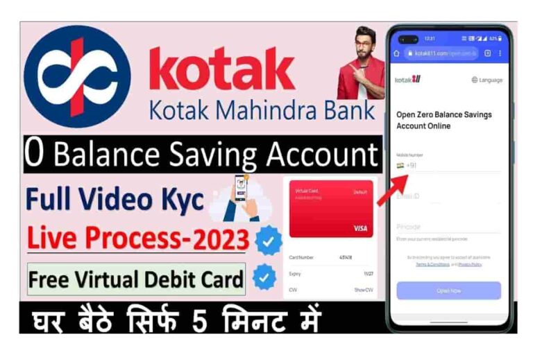 Kotak Zero Account Opening Online