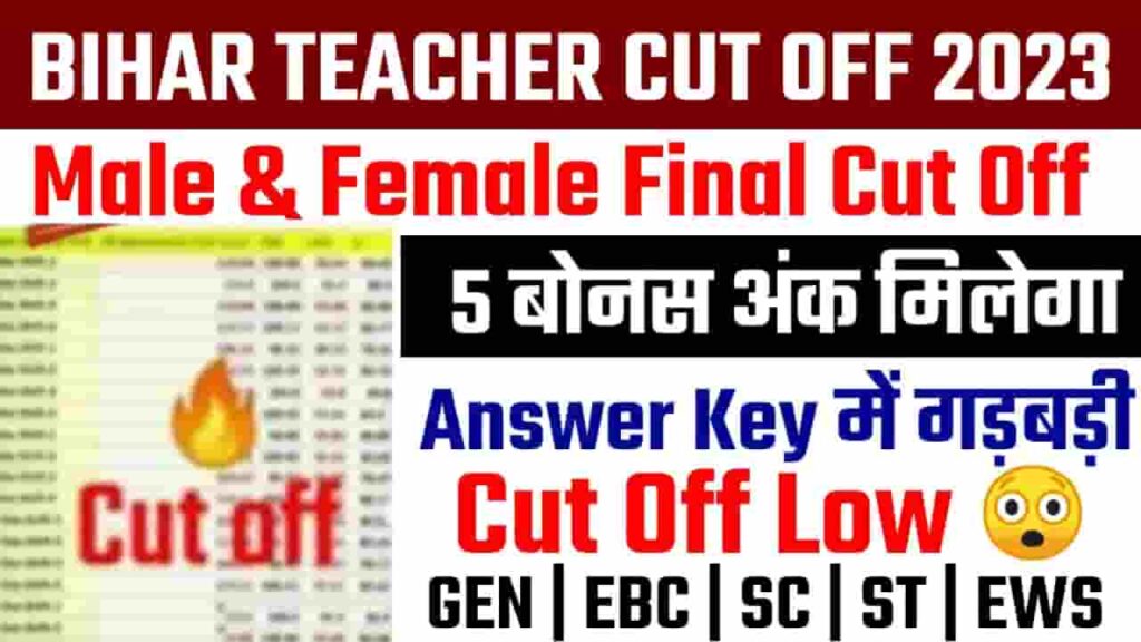 Bihar BPSC Teacher Exam Answer Key 2023