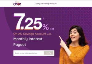 AU Zero Balance Account Opening Online
