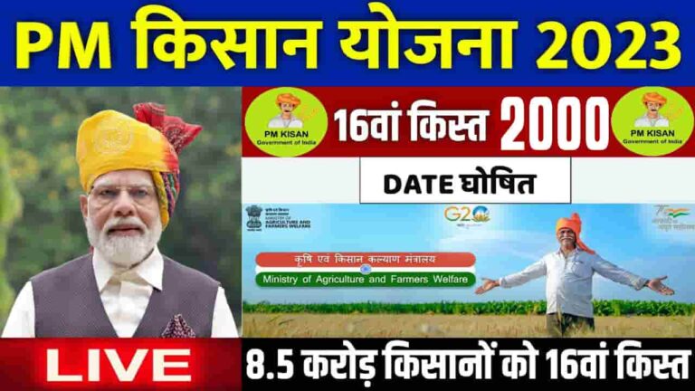 PM Kisan 16th Installment Date 2024