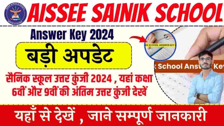 AISSEE Sainik School Answer Key 2024