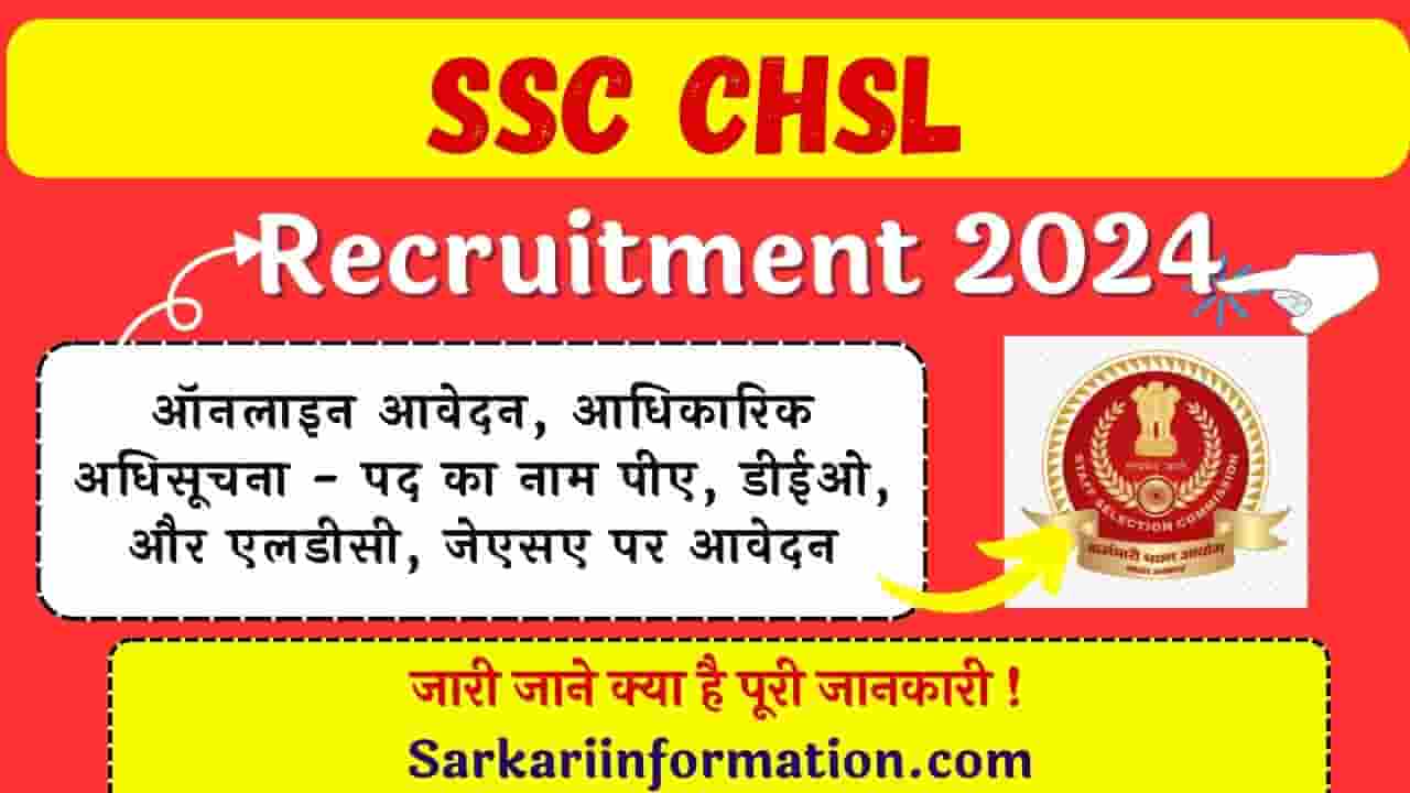 SSC CHSL Recruitment 2024