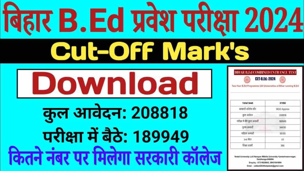 Bihar BEd Result 2024