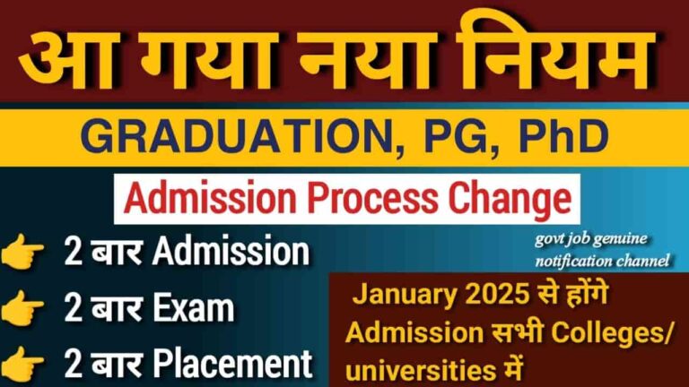 UGC New Guidelines for Post-Graduation