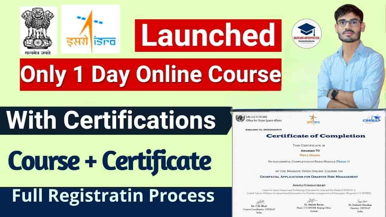 ISRO Announces FREE 1-Day Online Course