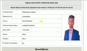 Bihar Beltron DEO Cut Off 2025