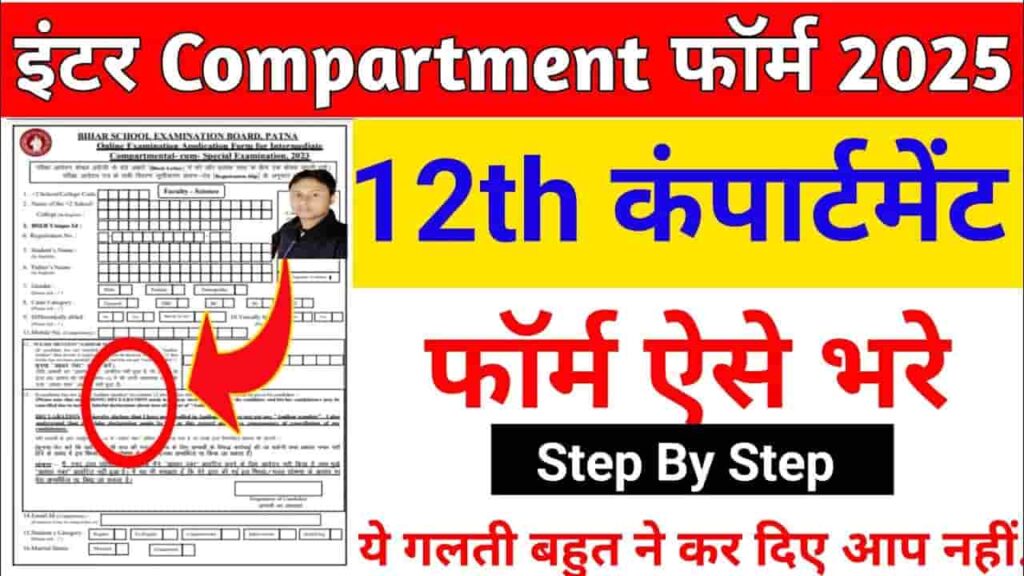 Bihar Board Inter Compartment Form 2025