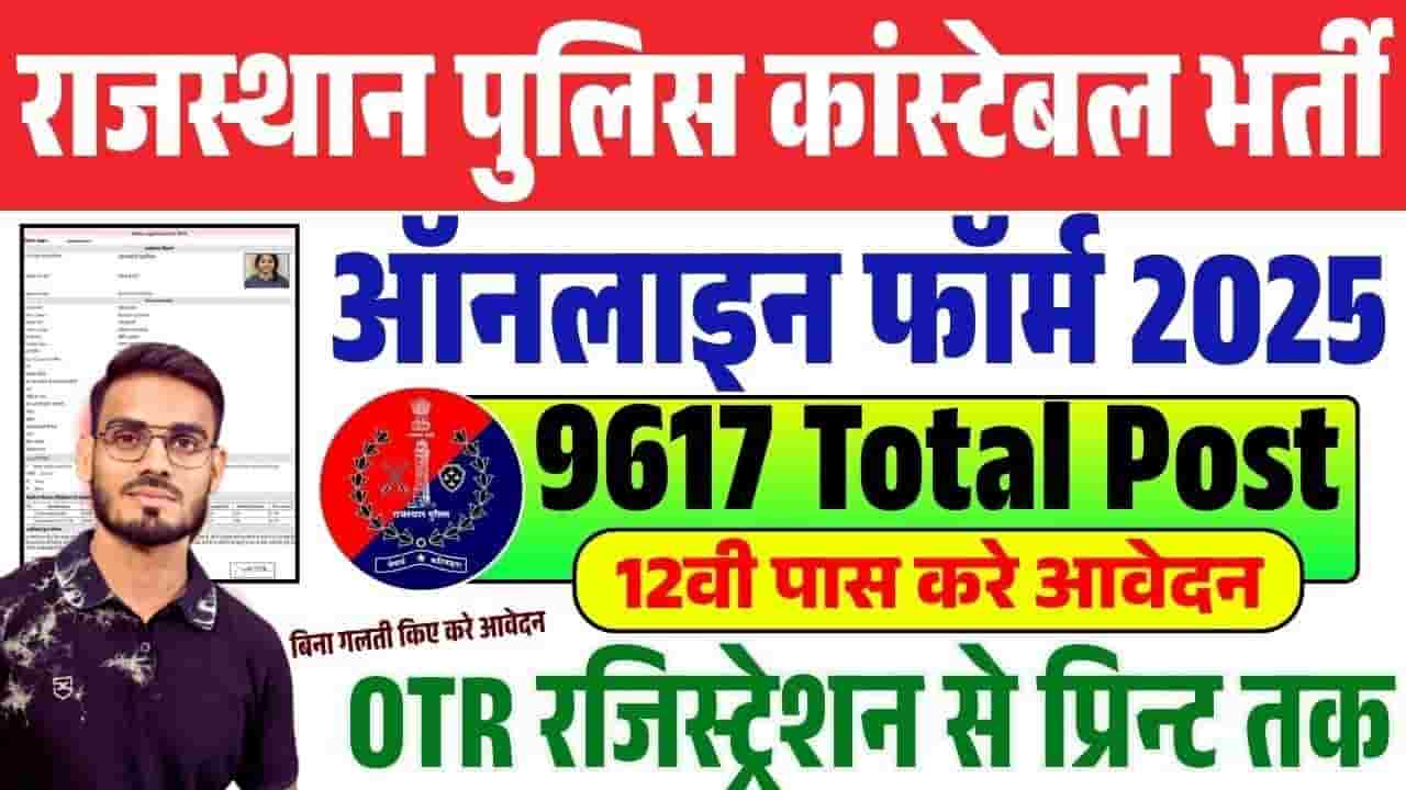 Rajasthan Police Constable Recruitment 2025