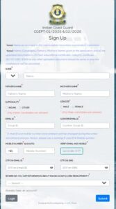 Indian Coast Guard GD DB Yabtrik Vacancy 2025