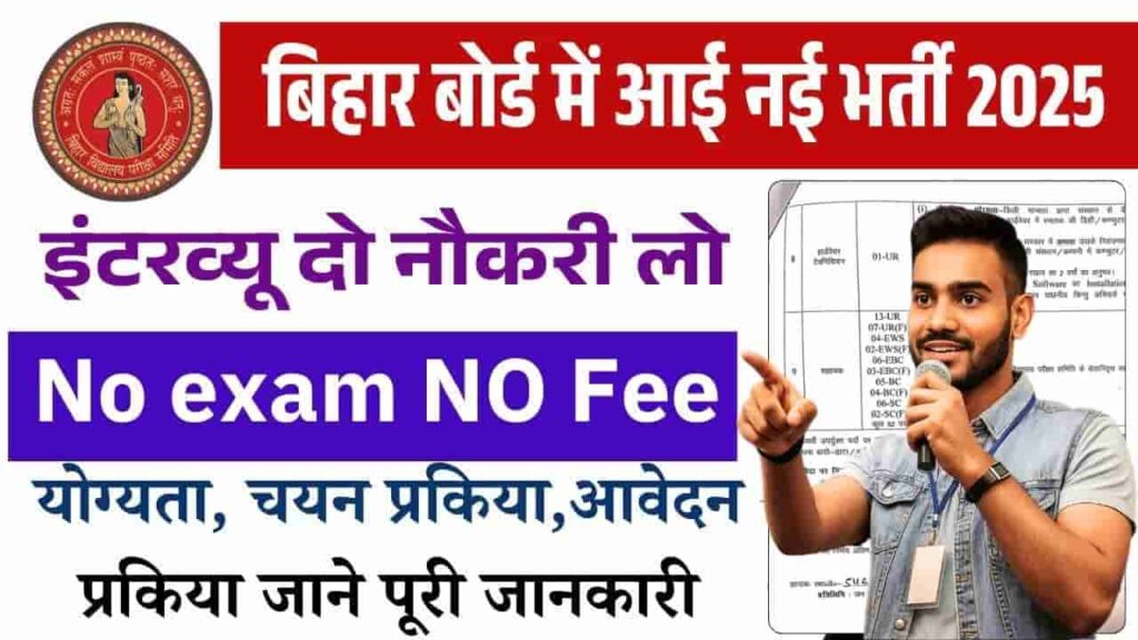 Bihar Board Vacancy 2025