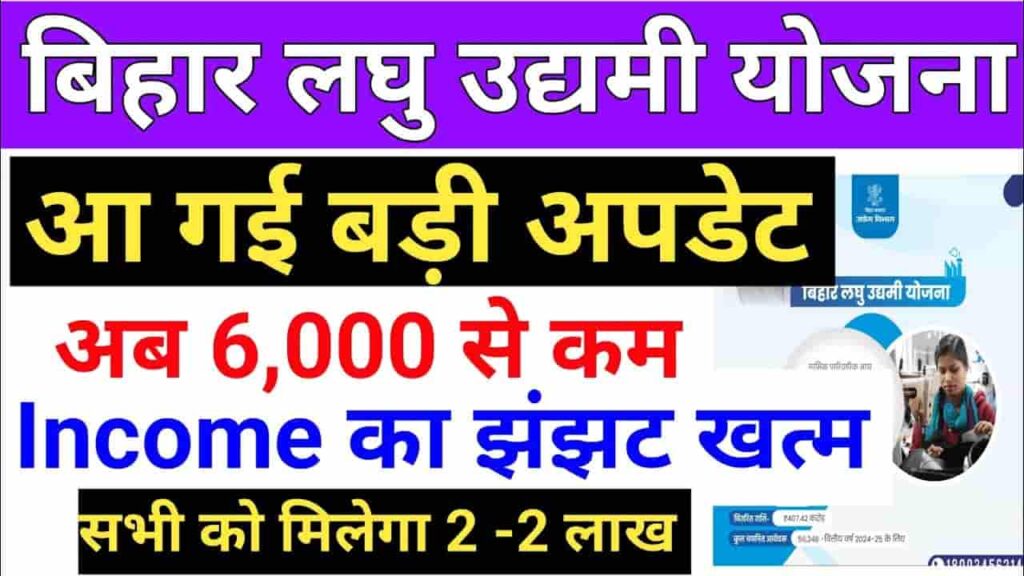 Bihar Laghu Udyami Yojana 2025 Apply Online
