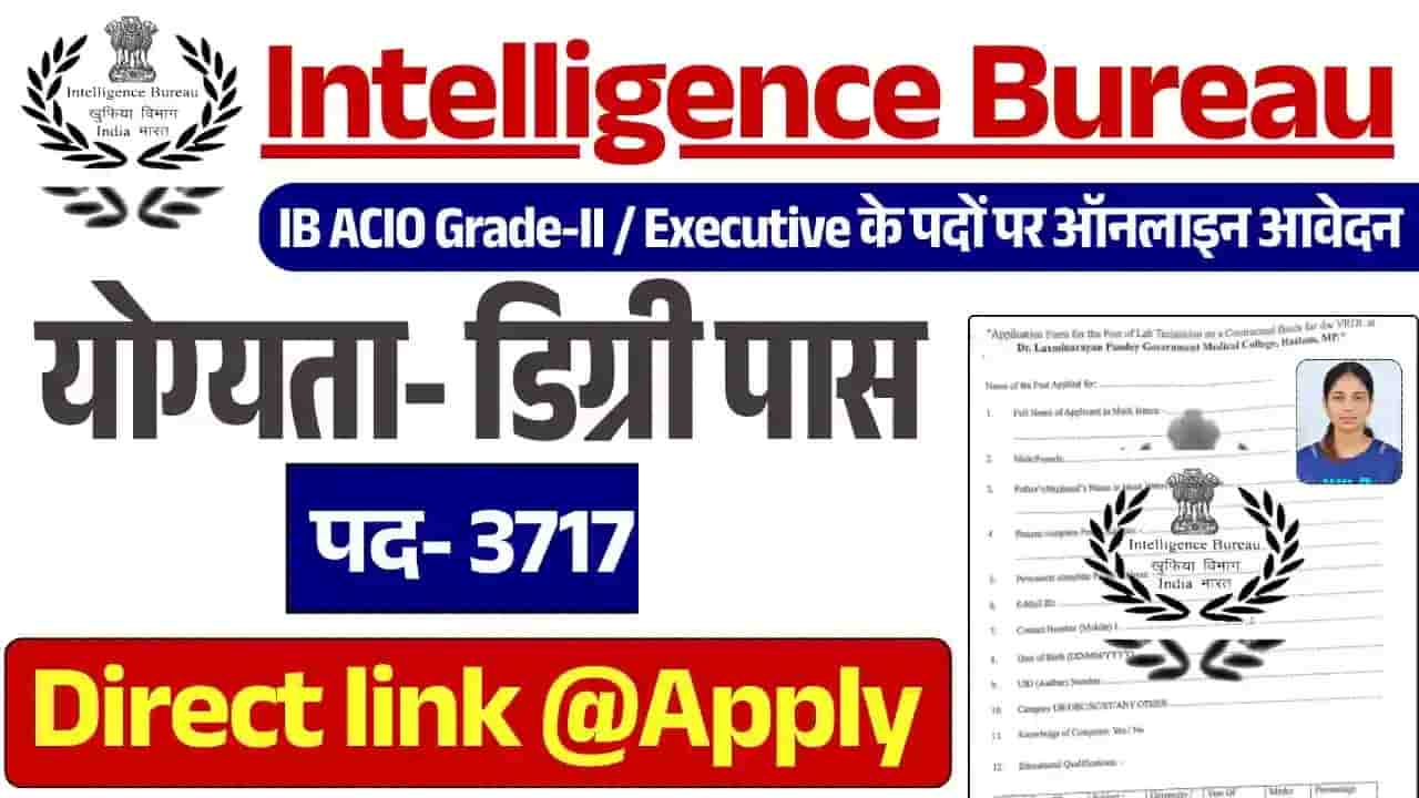 IB ACIO Executive Vacancy 2025