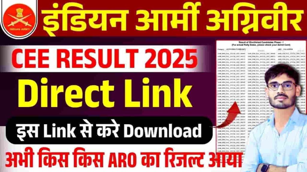 Indian Army Agniveer Result 2025