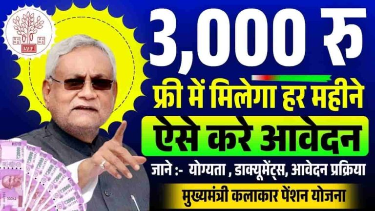 Mukhyamantri Kalakar Pension Yojana 2025