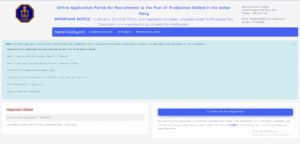 Indian Navy Tradesman Skilled Vacancy 2025 Online Apply