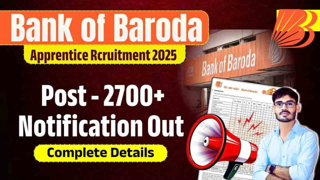 Bank of Baroda Apprentice Recruitment 2025