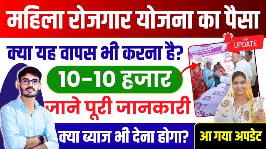 Bihar Mahila Rojgar Yojana Announcement