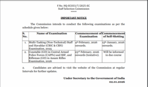 SSC Constable (GD) Exam Date 2026