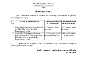 SSC MTS Self Slot Booking 2026