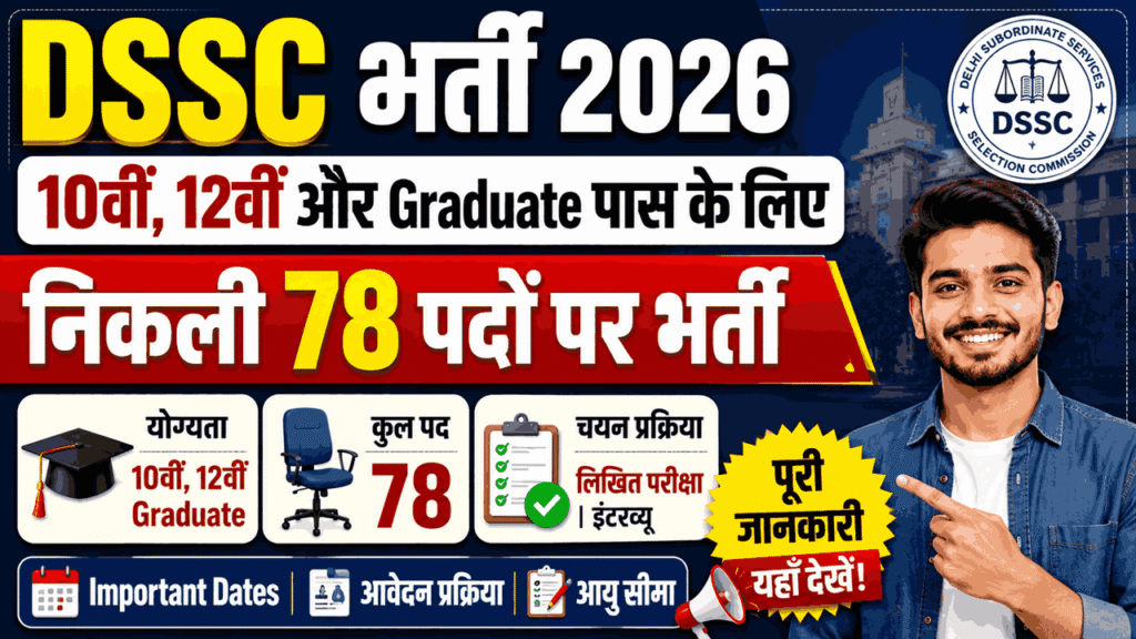 DSSC Recruitment 2026