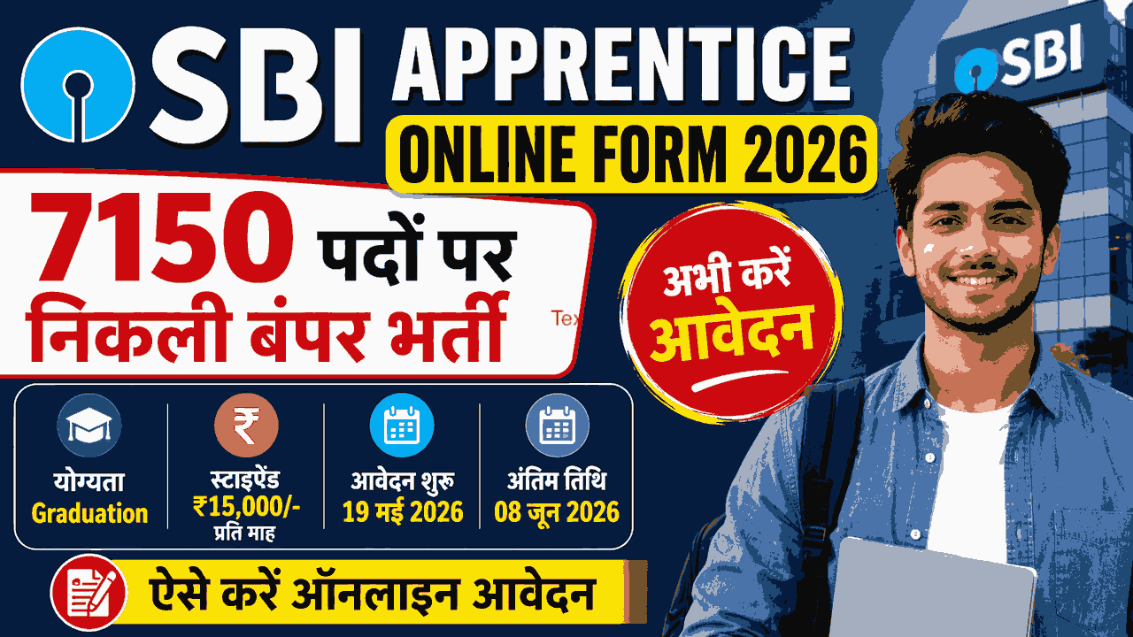SBI Apprentice Online Form 2026