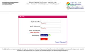 NEET UG Admit Card 2026 Download