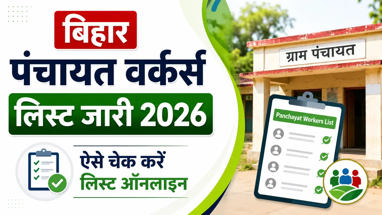 Bihar Panchayat Workers List Online Check 2026