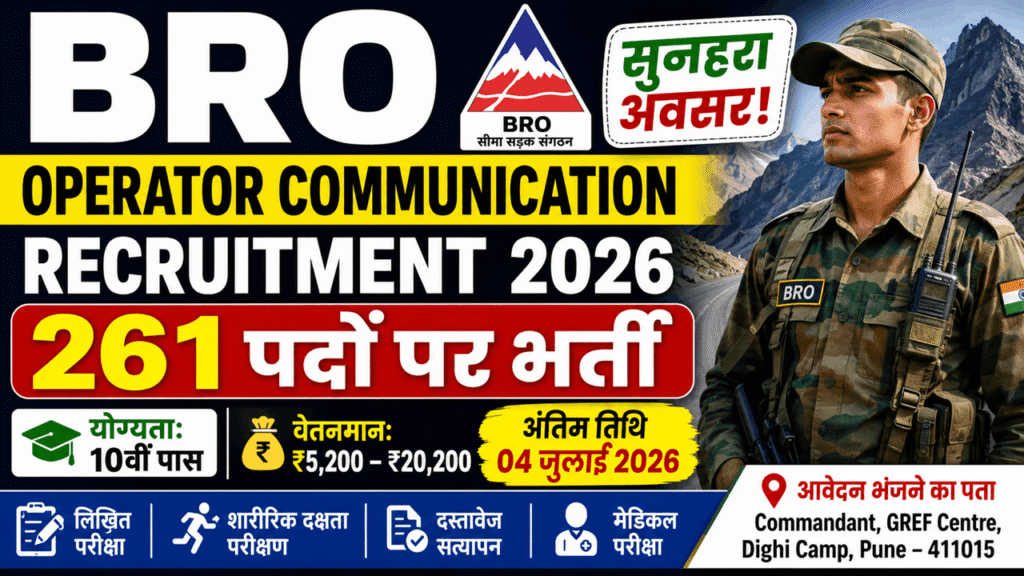 BRO Recruitment 2026