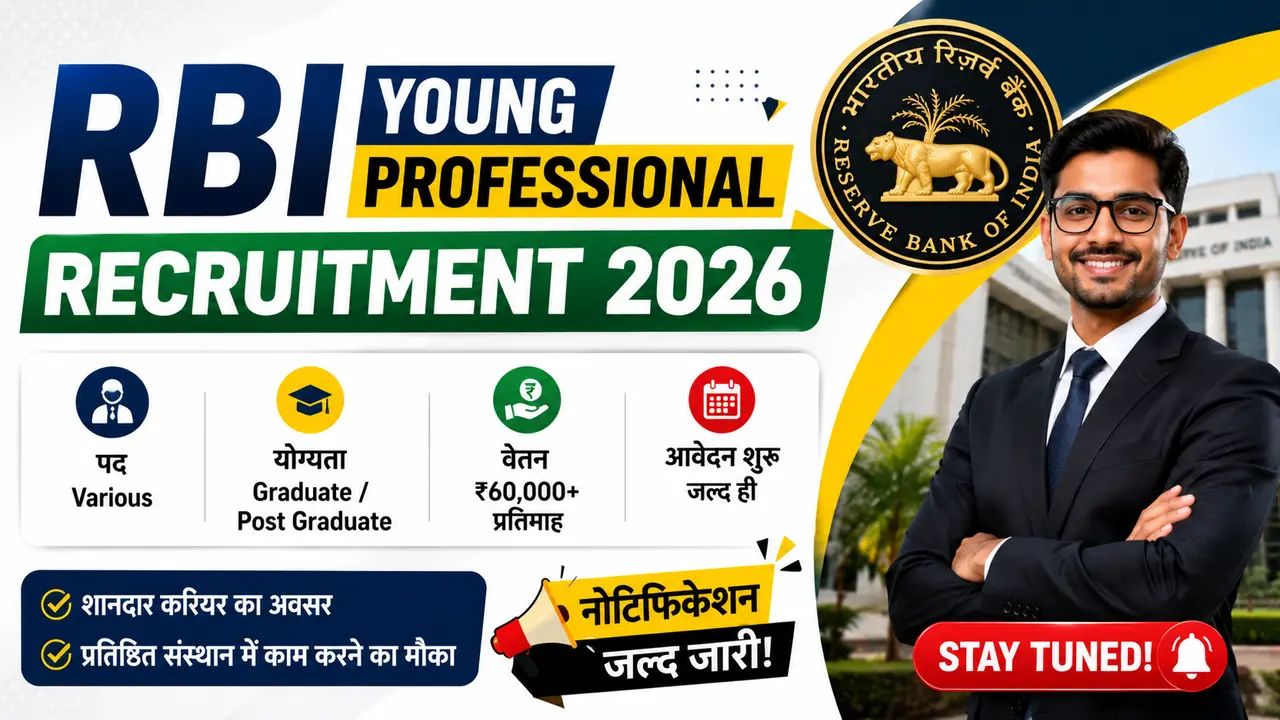 RBI Young Professional Recruitment 2026