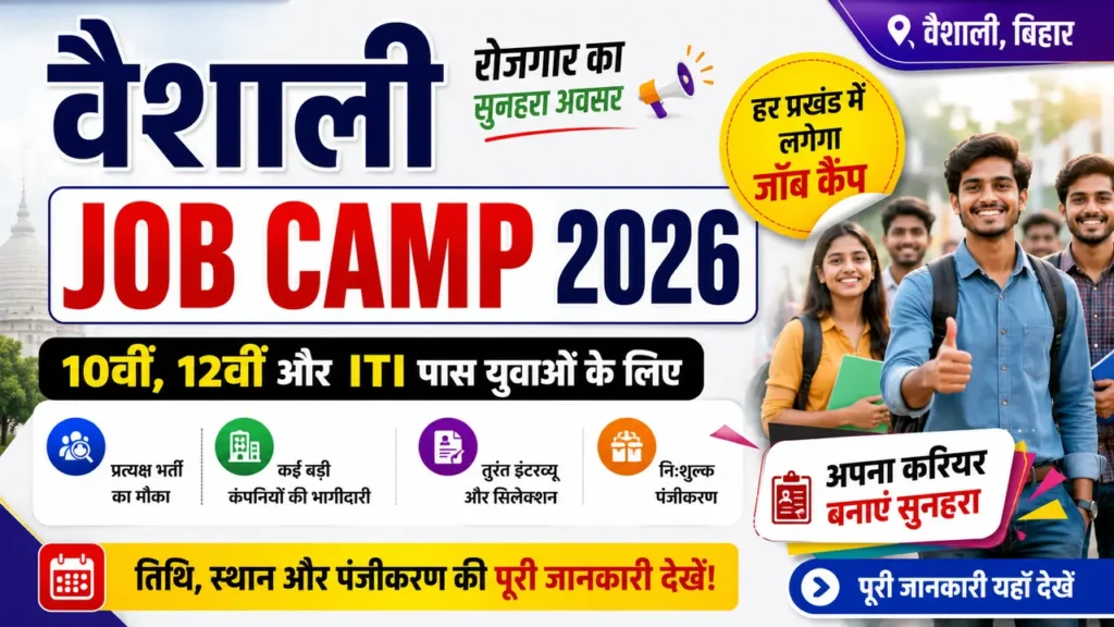 Vaishali Job Camp 2026