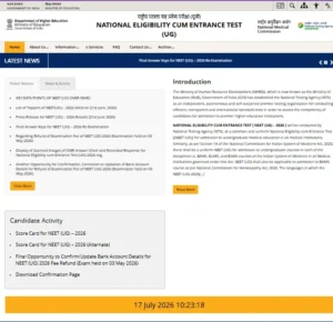 NEET UG Result 2026