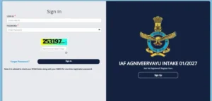 Indian Air Force Agniveer Vayu Intake Recruitment 2026