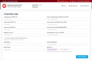 RRC NCR Act Apprentice Recruitment 2026