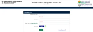 NEET UG Result 2026